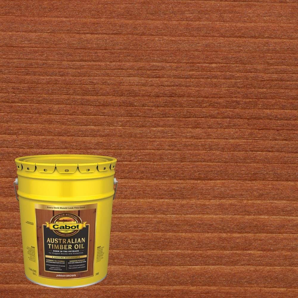 Cabot 3460 Australian Timber Oil Jarrah Brown 5 Gallon