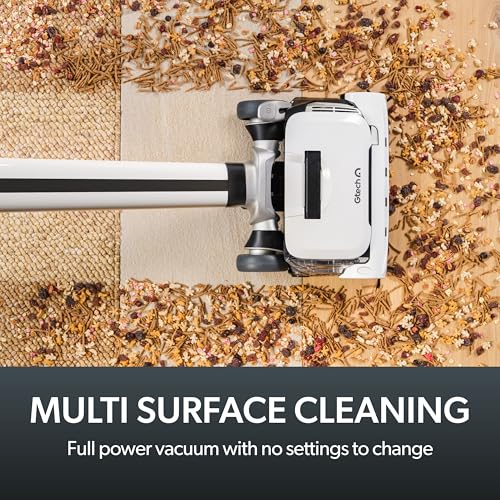 Gtech AirRAM Platinum Cordless Vacuum Cleaner - Includes Anti-Hair Wrap Brush Bar - Perfect for Carpet and Hardwood Floors