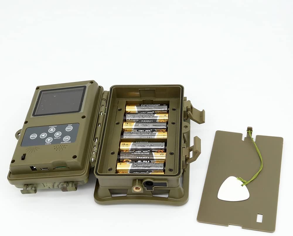 Hunting Trail Camera, Game Camera 82ft Wildlife Camera with 42 IR LEDs No Glow Infrared, 4K Deer Game with Night Vision Motion Activated Waterproof