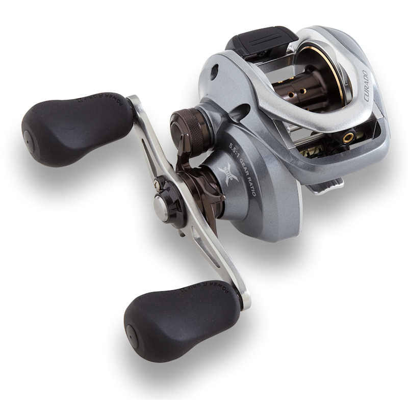 Shimano CU-200IPG Curado 5.5:1 Baitcasting Fishing Reel, Right Hand