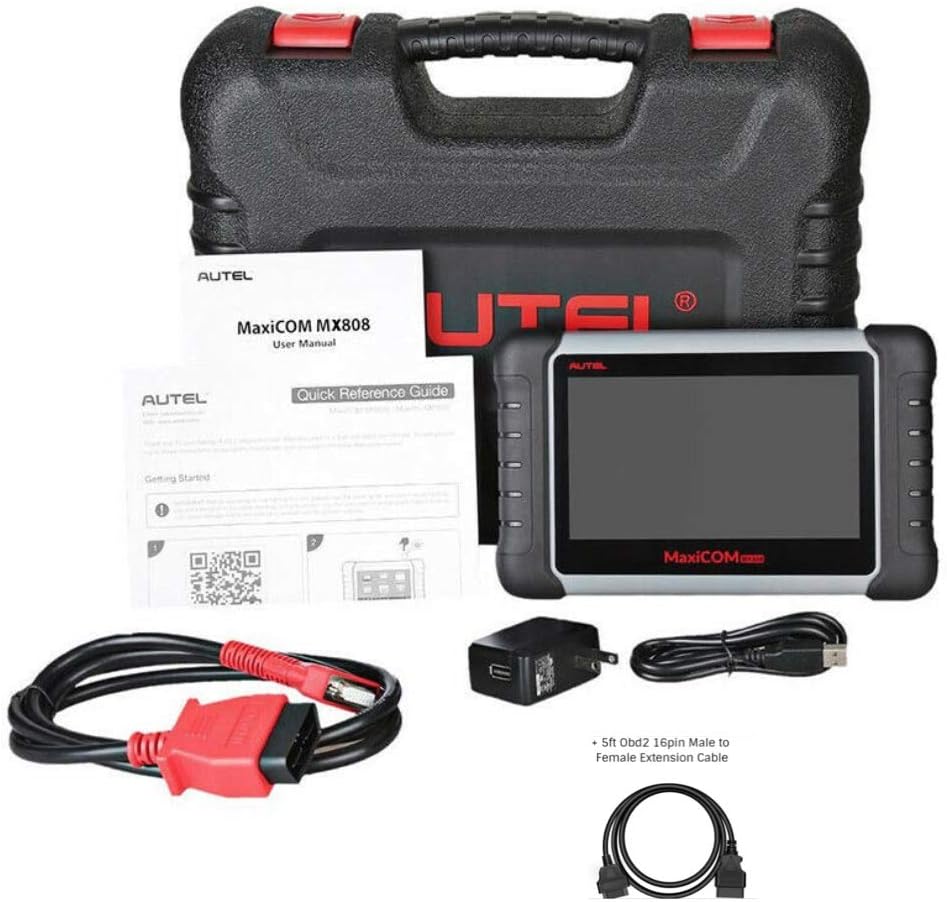 Autel Scanner MaxiCheck MX808 OBD2 Diagnostic Scan Tool Same functionalities of MK808/MK808BT Bi-Directional Scan Tool 2 Years Free Update