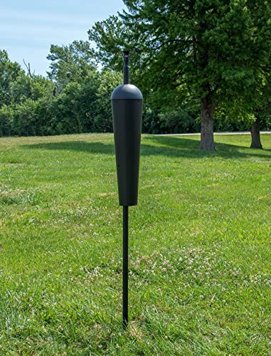 Denali Bird Feeder Mounting Pole with Baffle - Perfect for Bird Houses and Bird Feeders