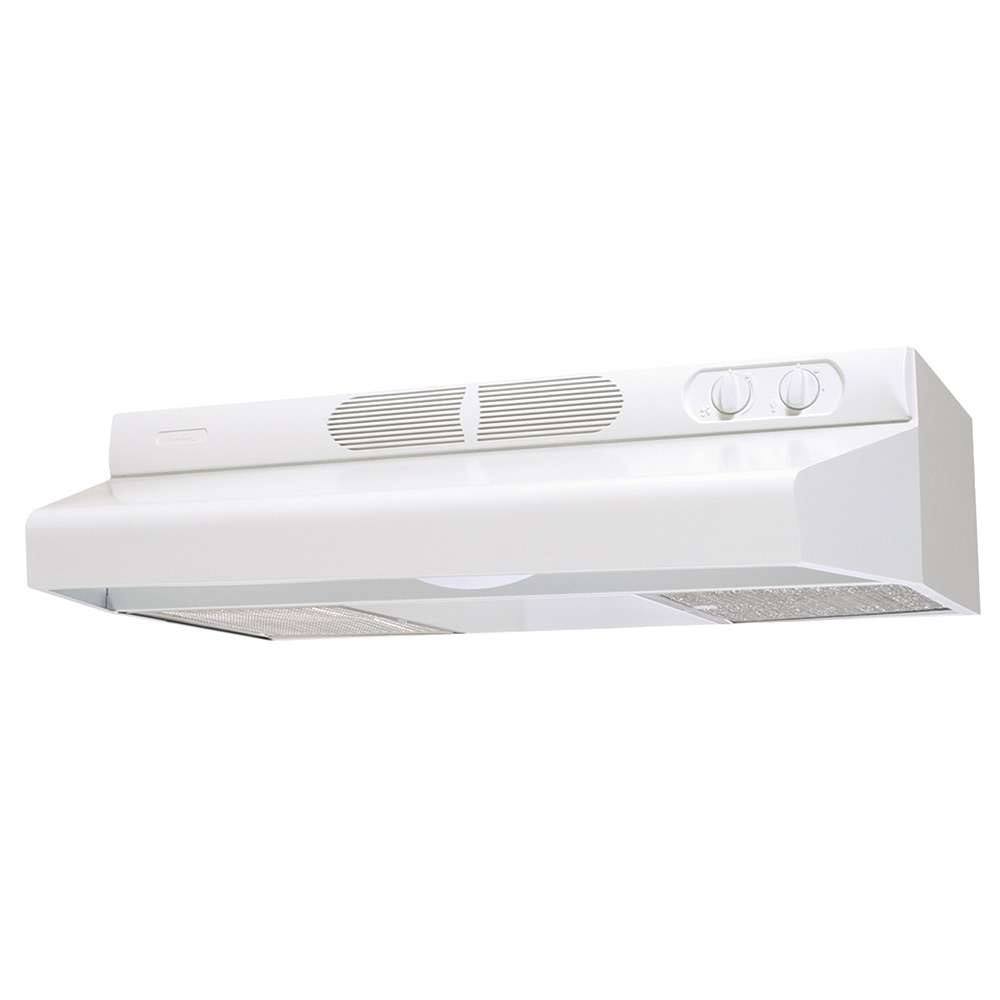 Air King 24&& 270 CFM Under Cabinet Range Hood; White