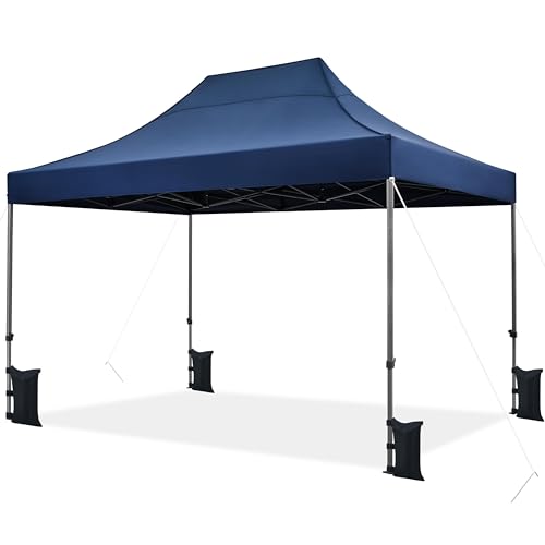 Yaheetech Heavy Duty Pop Up Canopy Tent, 10x20 Commercial Instant Shelter Tent for Wedding, Parties, Adjustable Outdoor Canopy with Wheeled Carry Bag