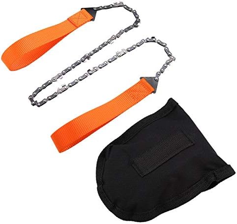 Handhold Chainsaw Long Chain Compact Folding Hand Chain Saw Portable Camping Survival Gear for Wood Cutting Camping Gear