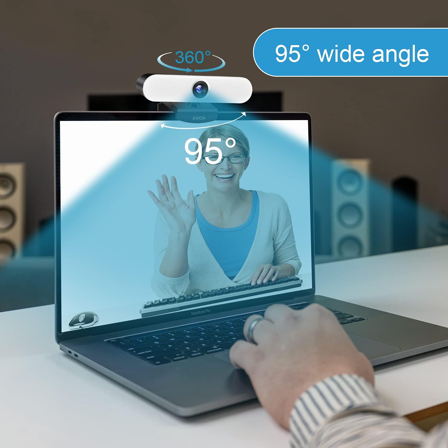 AI Humanoid Auto Tracking Webcam 1080P