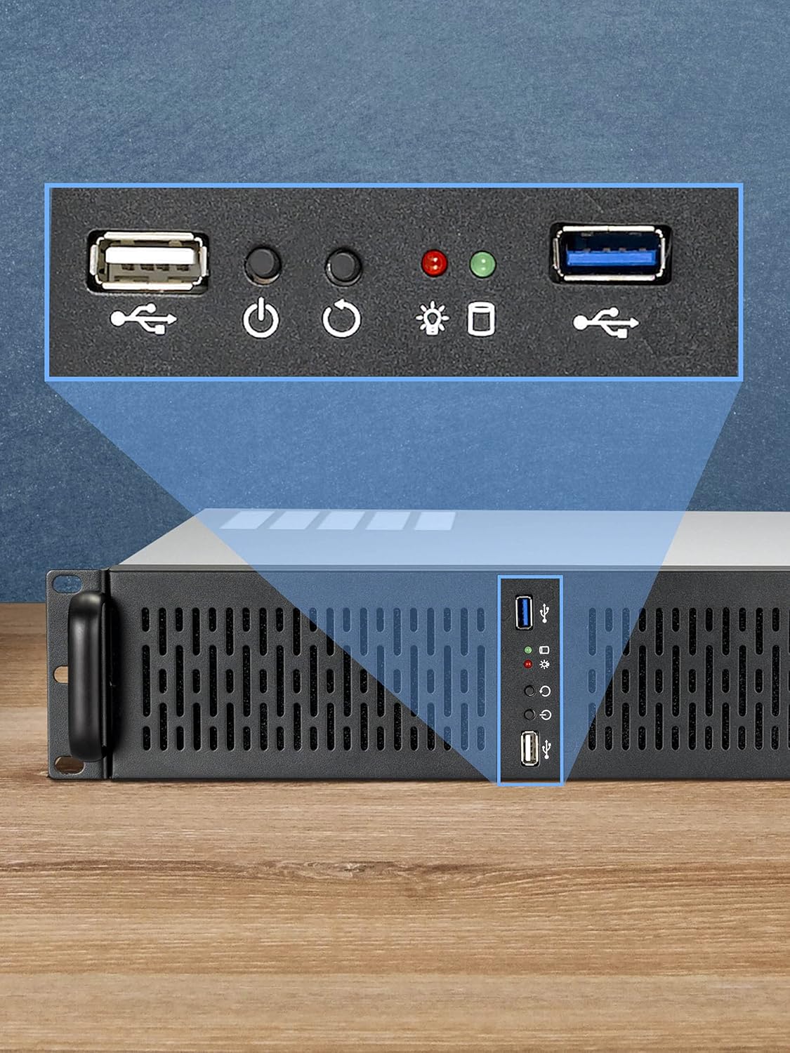 Rosewill 4U Server Chassis 15 Bay Server Case 15x 3.5 HDD Bays, E-ATX Board, Rackmount Server Case