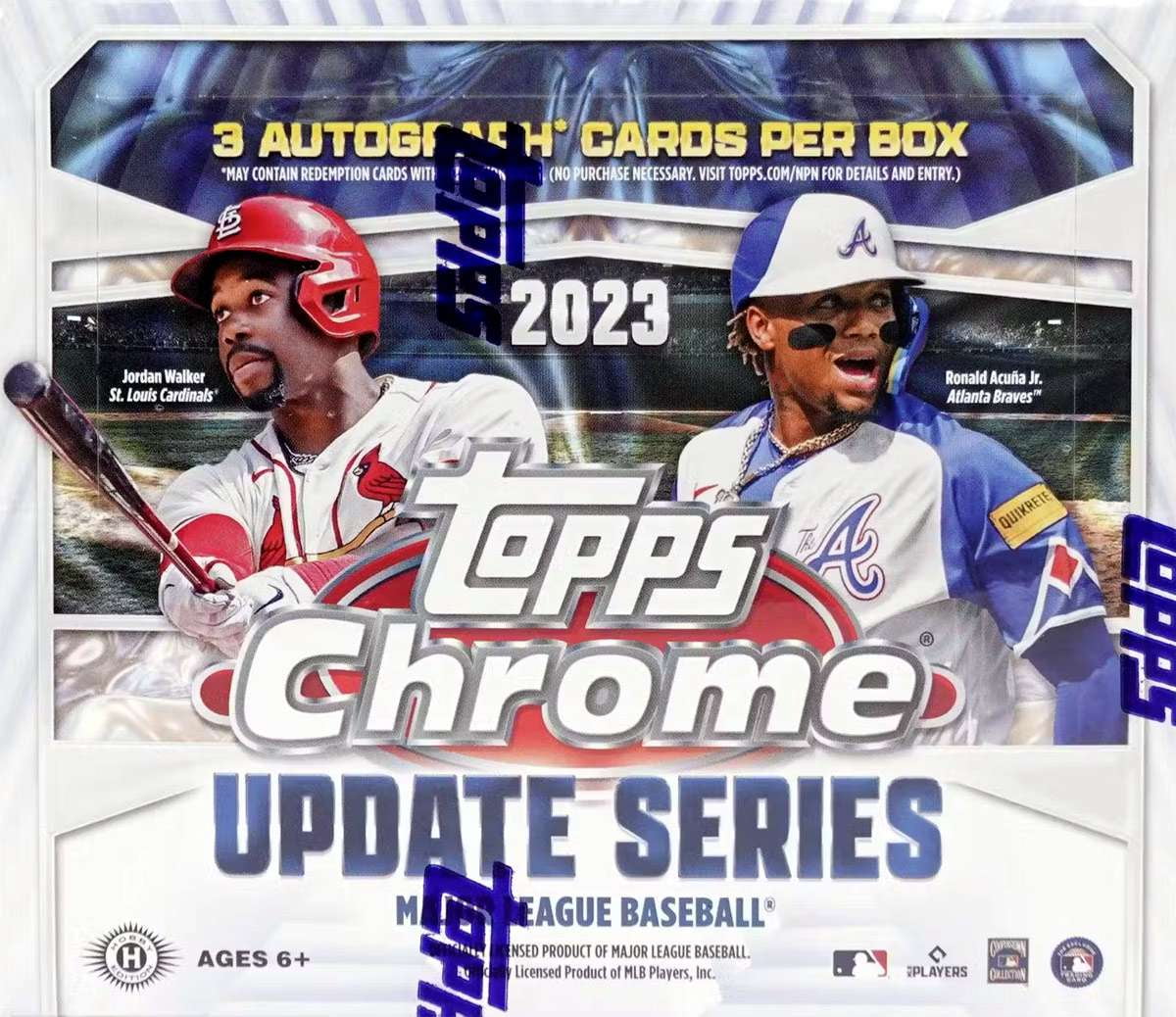 MLB 2023 Chrome Update Series Baseball Trading Card HOBBY JUMBO Box (3 Autographs!) - Curated Treasures Market