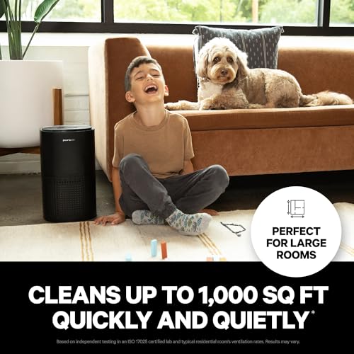 PuroAir 240 HEPA Air Purifiers for Home Large Rooms - Covers Up To 1,000 Sq Ft - Filters Up To 99.9% of Pollutants, Smoke, Pollen, Dust