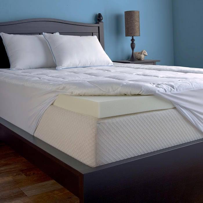 Iso-Cool Memory Foam Mattress Topper with Outlast COVER, Full