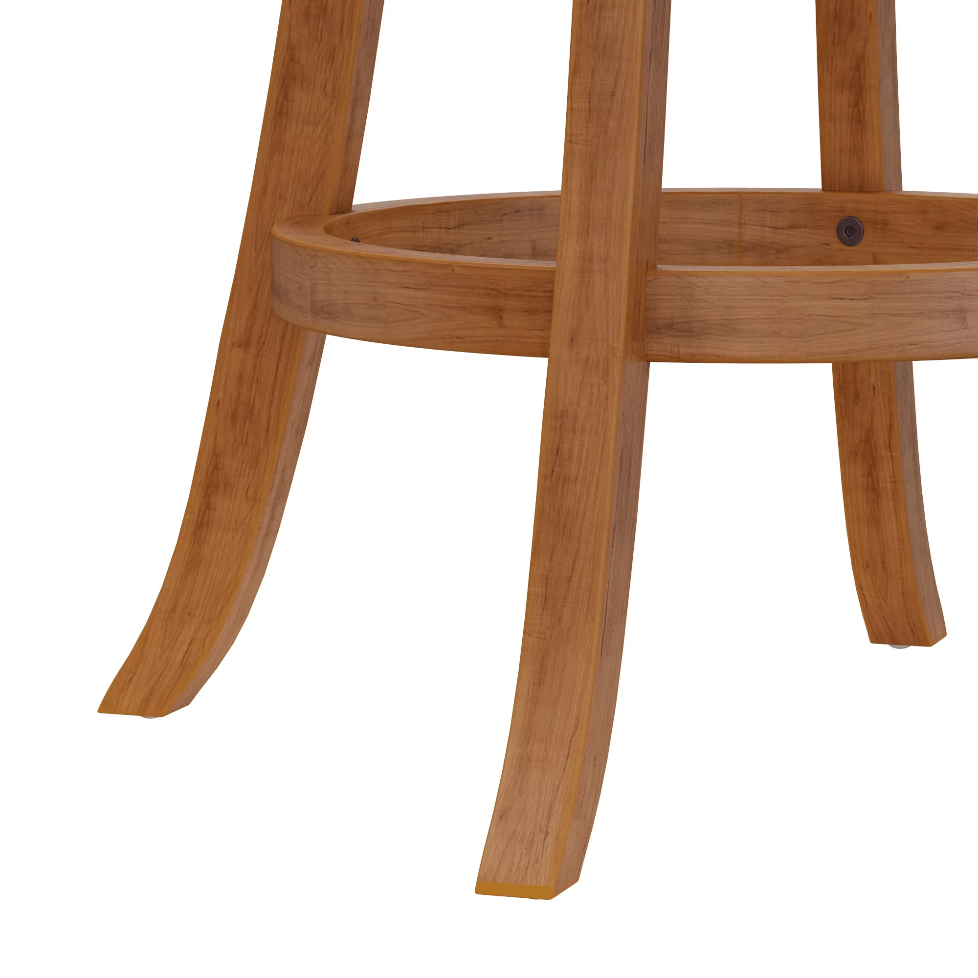 Hillsdale Furniture Fairfox Bar Stool with 360-Degree Swivel, Brown