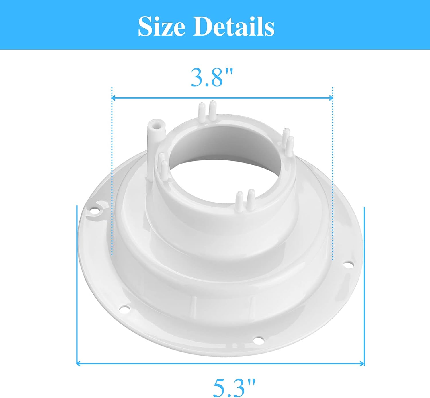 RV Plumbing Vent Caps - Camper Vent Cap Replacement for RV Trailer Camper Motorhome, RV Roof Sewer Vent Cover Caps Kit for 1 to 2 3/8 Inch Pipe