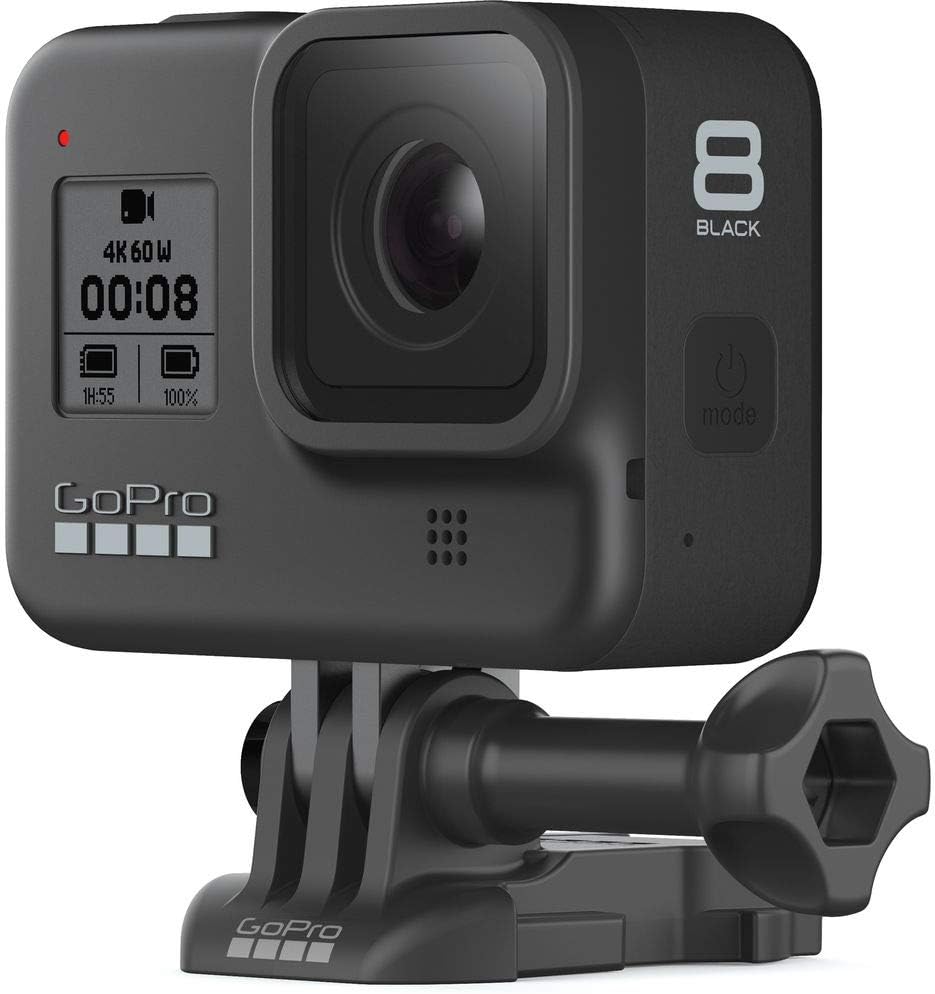 GoPro HERO8 Black Digital Action Camera - Waterproof, Touch Screen, 4K UHD Video, 12MP Photos, Live Streaming, Stabilization