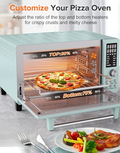 Nuwave Bravo Pro Smart 21QT Toaster Oven Air Fryer Combo, Convection Oven Countertop, 10 functions all in 1, with even & quick crisp technology