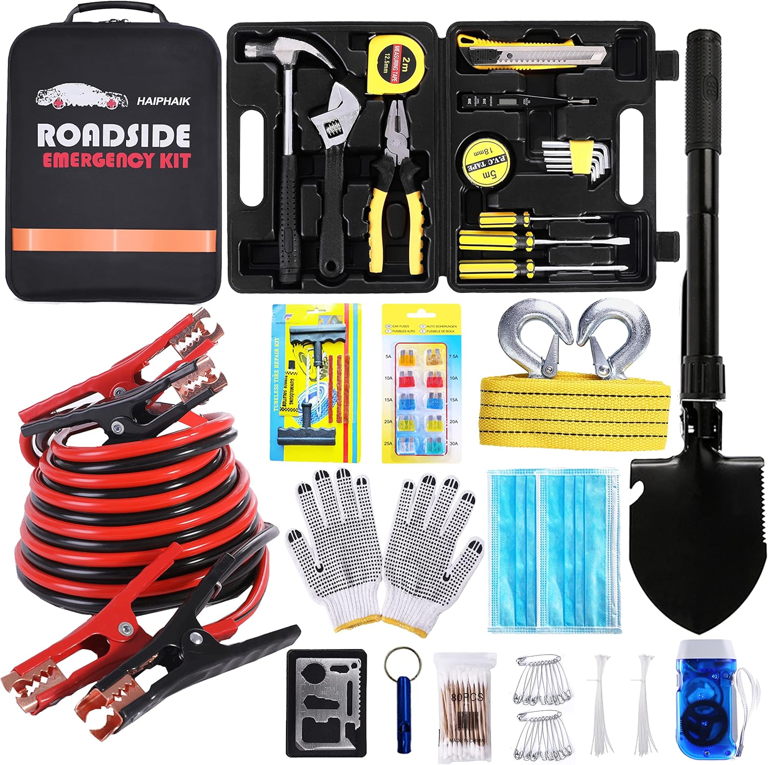 HAIPHAIK Emergency Roadside Kit