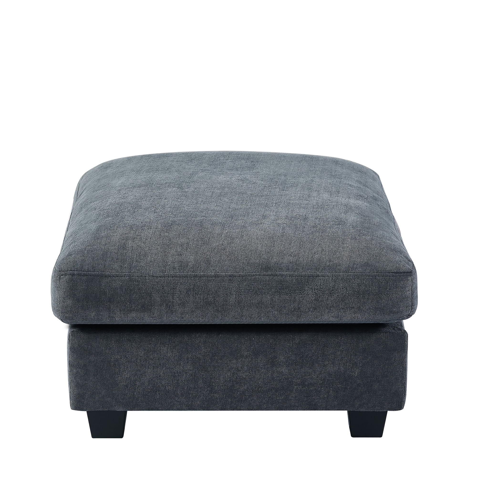 THINK 30, Dark Gray,5 Seat,Modern Large L-Shape Feather Filled Sectional Sofa,Convertible Sofa Couch with Reversible Chaise for Living Room