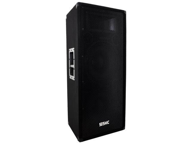 Seismic Audio Pair of Dual Premium 12x22 Pa/dj Speaker Cabinets with Titanium Horns - New - FL-122P