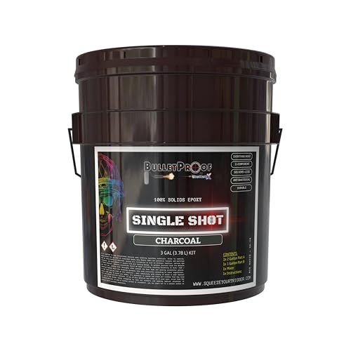 BP Resins: Single Shot |100% Solids Epoxy Resin Kit (3 Gallon) Solvent-Less, Two Component Gloss Coat Finish- Low VOC! Industrial Use, Garages