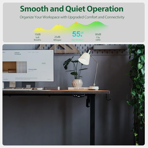 Agilestic L Shaped Electric Standing Desk with 2 Drawers, 63 Inch Ergonomic Adjustable Height Desk with Storage