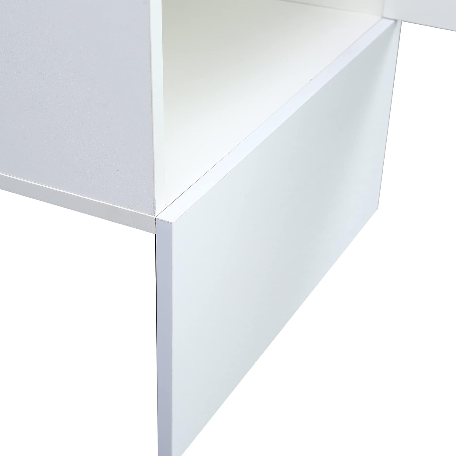 Contemporary Modern Freestanding Wardrobe Armoire Closet Storage Cabinet,Open Wardrobe with 1-Door