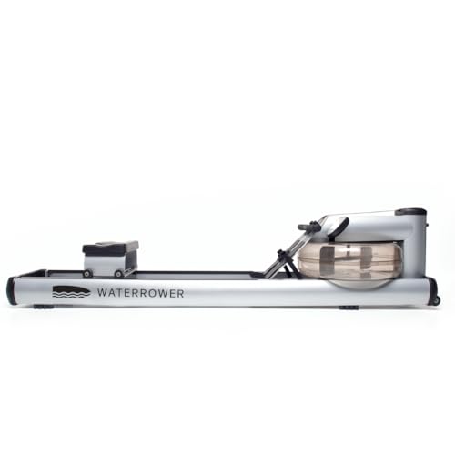 WaterRower M1 Rowing Machine with S4 BLE Monitor | USA Made Water Rower | Original Handcrafted Erg Row Machine for Home Use & Gym