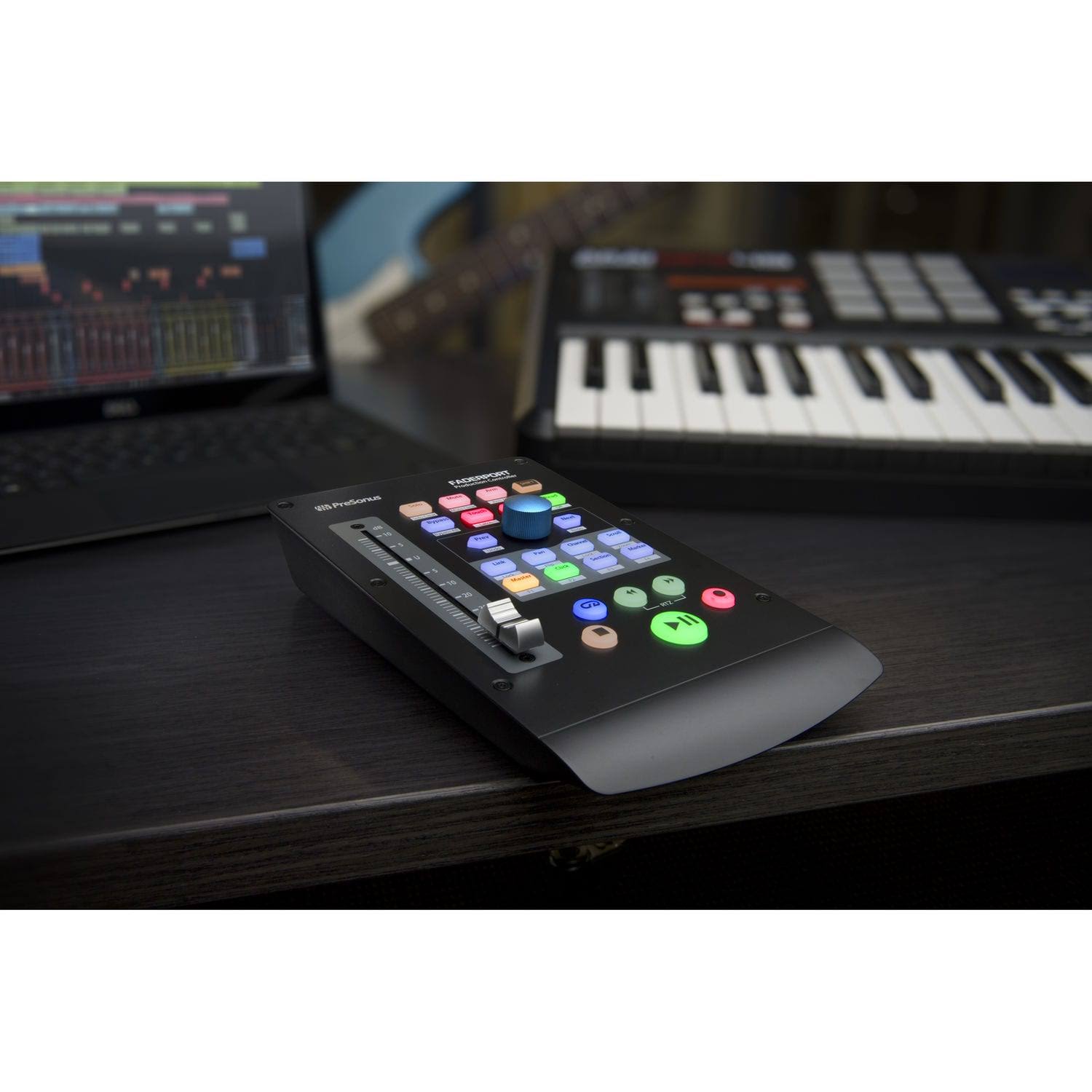 PreSonus FaderPort Single-Fader USB Control Surface (2nd Generation) and Cables PACKAGE.