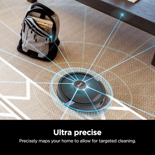 Shark Matrix Plus 2 in1 Robot Vacuum & Mop with Sonic Mopping, Matrix Clean, Home Mapping, HEPA Bagless Self Empty Base, CleanEdge, for Pet Hair