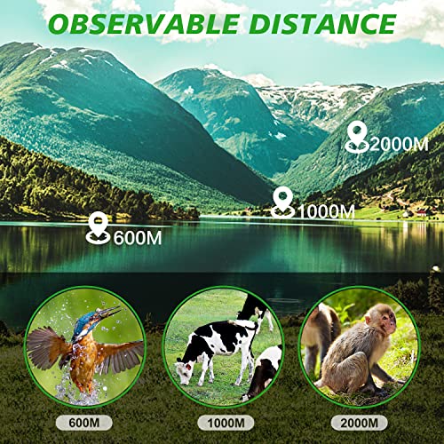 16X52 Monocular Telescope High Powered for Adults, 2023 Power Prism Compact Monoculars for Adults,HD Monocular Scope for Gifts, Outdoor Activity