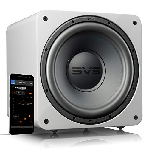 SVS SB-1000 Pro 10 Inch Sealed Subwoofer with SoundPath Wireless Audio Adapter (Black Ash)