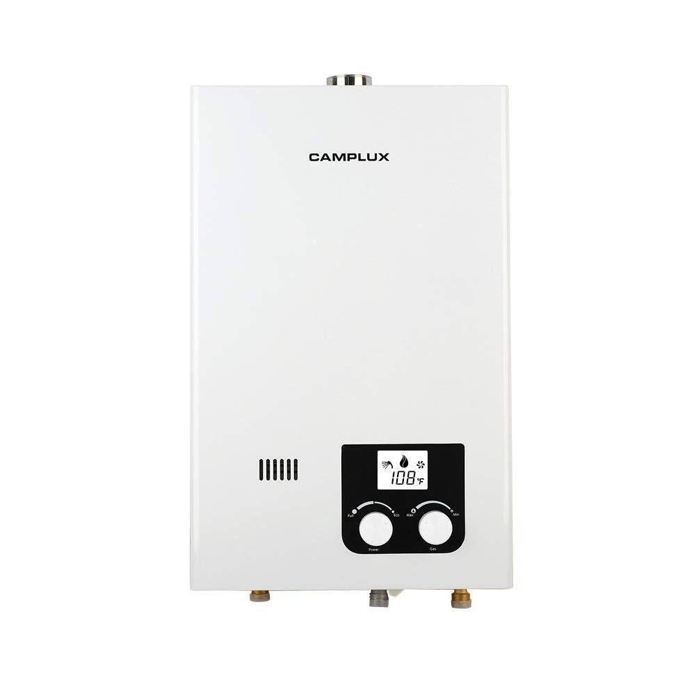 Camplux CM264 10 Litre 2.64 GPM Natural GAS High Capacity Residential Tankless Water Heater