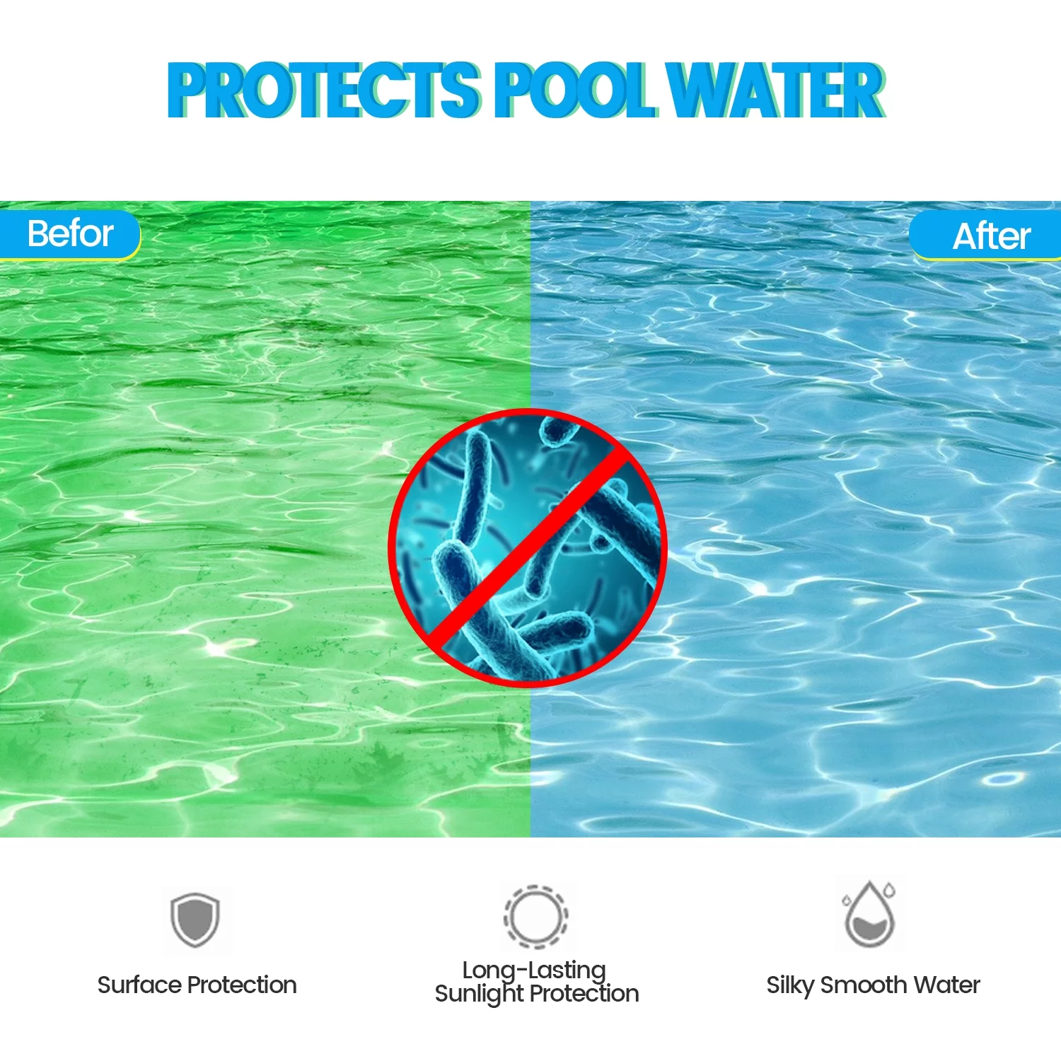 40 LB 3 Inch Chlorine Tablets for Pools Hot Tubs and Spas