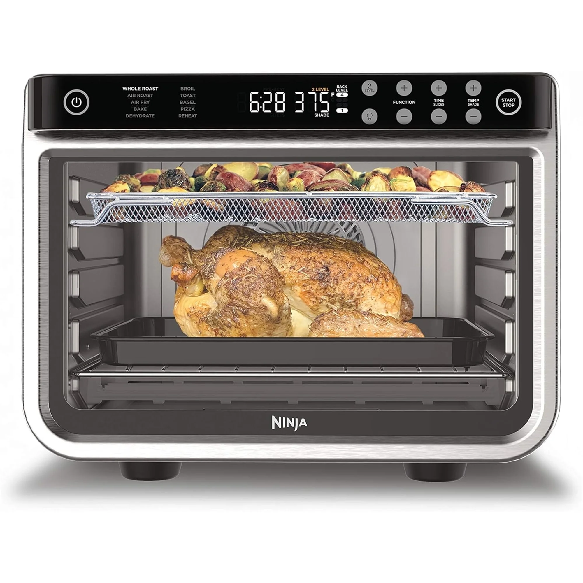 Ninja Foodi DT201C 10-in-1 XL Pro Air Fry Oven, Silver (Used - Good)