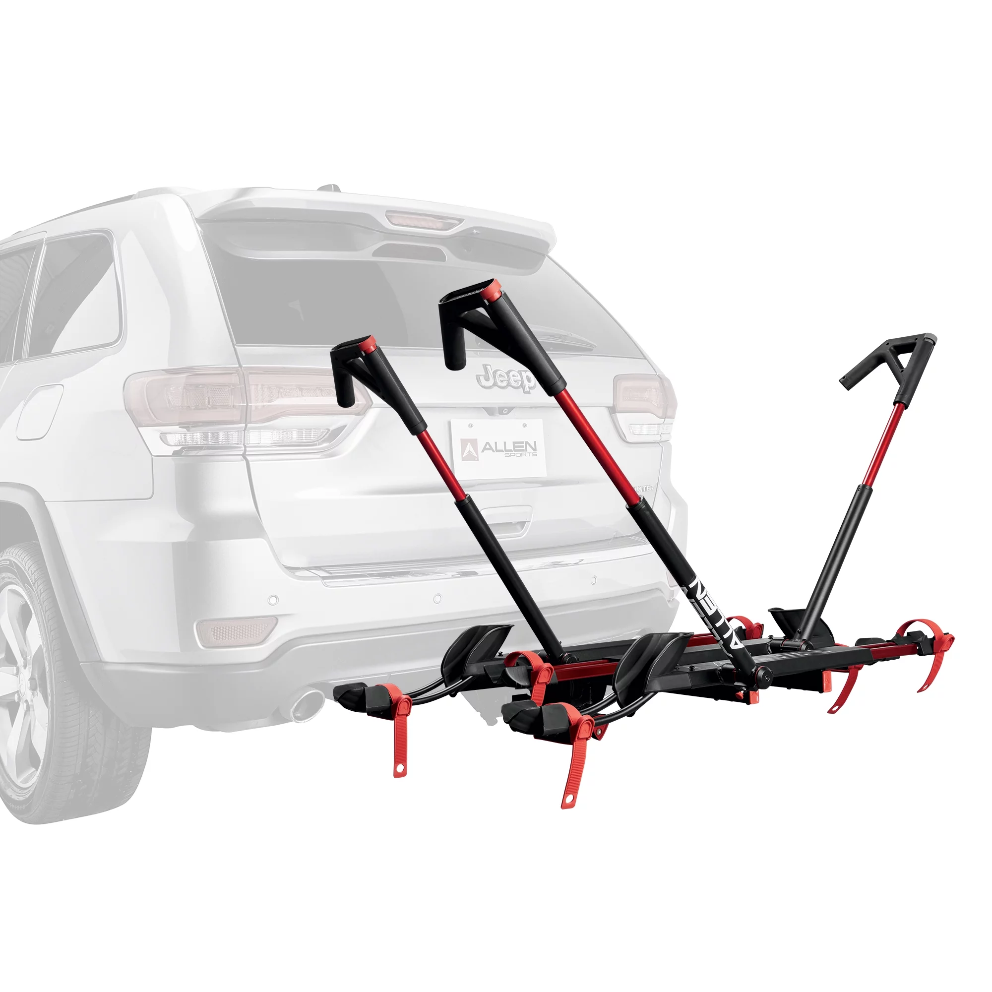 Allen Sports Premier Locking 3-Bike Carrier - Easy Load Tray Style for 2" Receiver Hitch, Model AR300