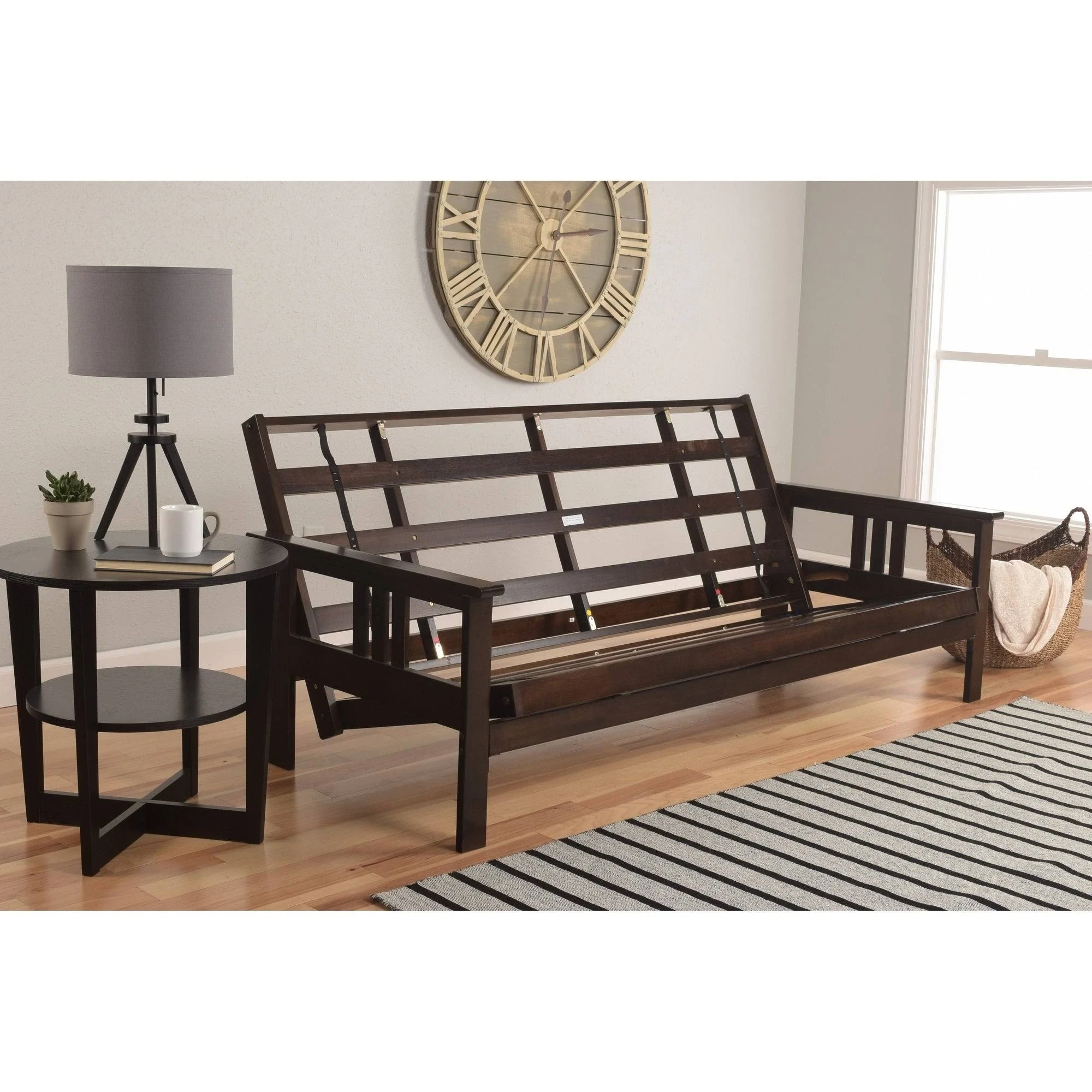 Somette Queen-size Wood Futon Frame - Espresso