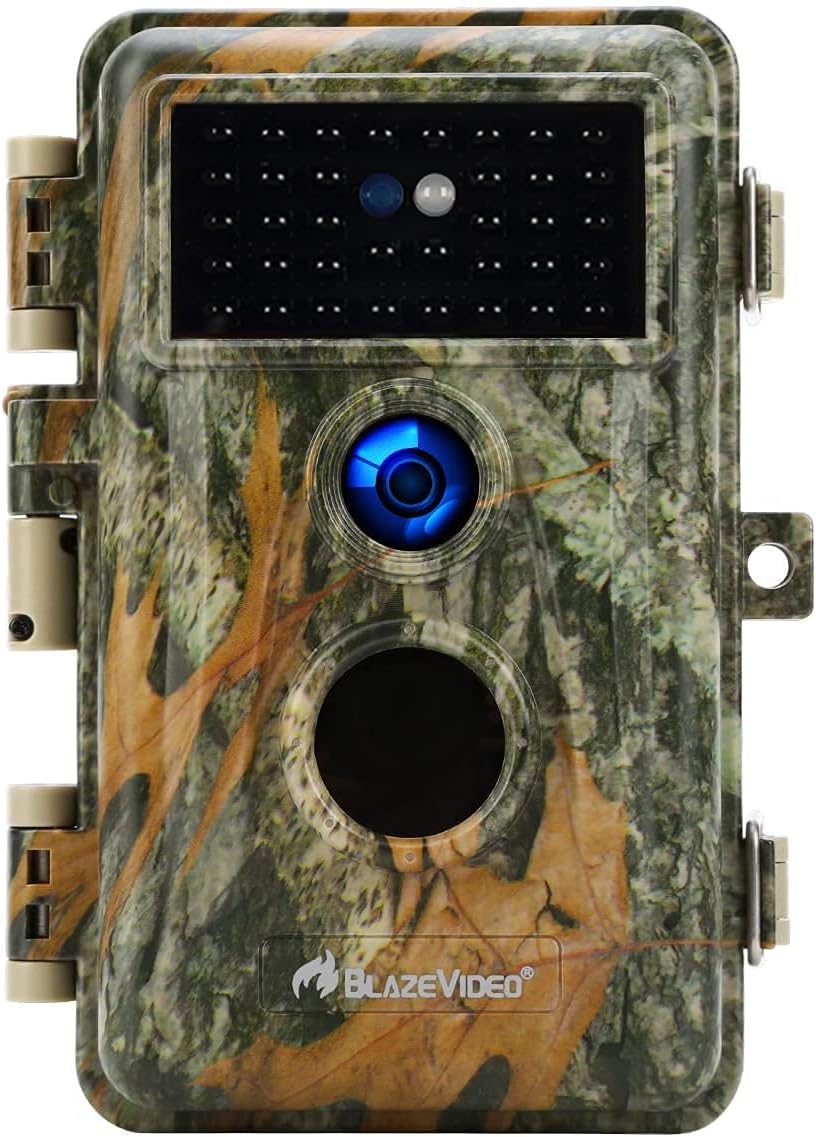 2-Pack Outdoor Camo No Glow Game & Deer Trail Cameras Night Vision 24MP 1296P MP4 Video for Hunting Wildlife & Home Surveillance Motion Activated