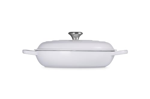 Le Creuset Enameled Cast Iron Signature Braiser, 3.5 qt., Marseille