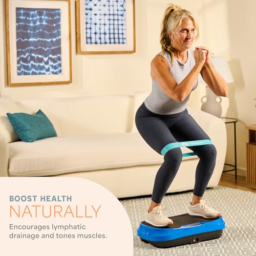 LifePro Waver Mini Vibration Plate Exercise Machine – Portable Full Body Vibration Platform for Home & Travel Workouts, Weight Loss