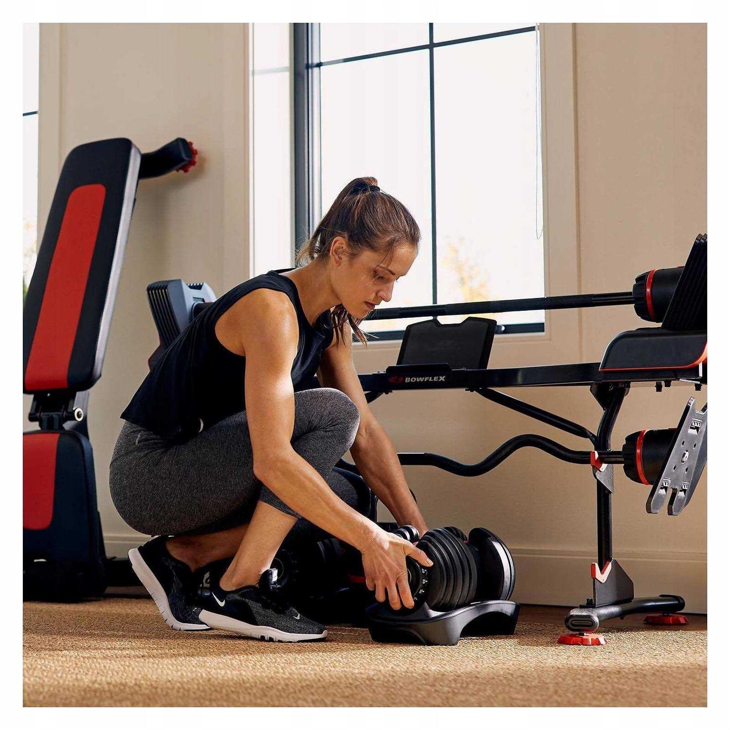 Bowflex SelectTech 2080 Barbell Stand with Media Rack - Sports Supplies Online Store