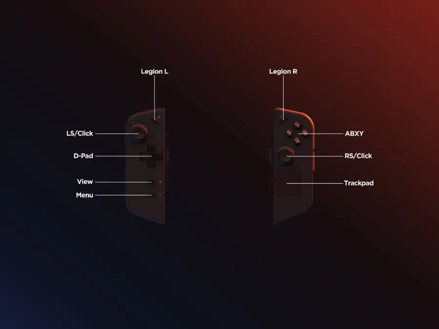 Lenovo Legion Go, The Ultimate Flexible Handheld Gaming Consoles, 16GB Ram 1TB SSD, 8.8" WQXGA IPS Color Touch Screen 144hz Display