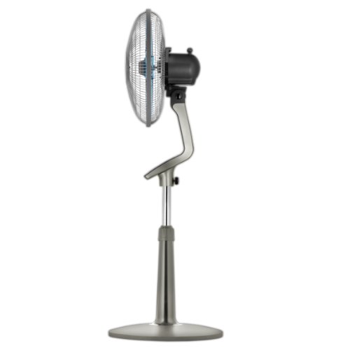 Rowenta Turbo Silence Oscillating 16-Inch Stand Fan Powerful and Quiet with Remote Control - Smart Home Appliances