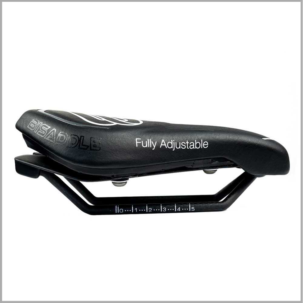 BiSaddle SRT 1.0 Chrome Moly Rails Black - Sports Supplies Online Store