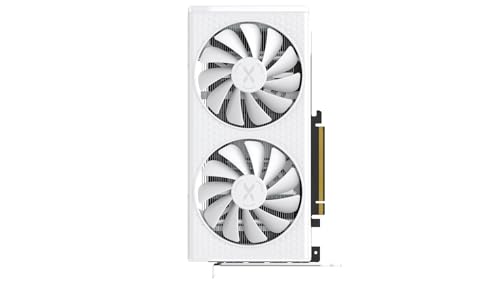 XFX Swift AMD Radeon RX 9060 XT OC White Gaming Edition with 8GB GDDR6 HDMI 2xDP, AMD RDNA 4 RX 9060XT RX-96TSW8GWQ