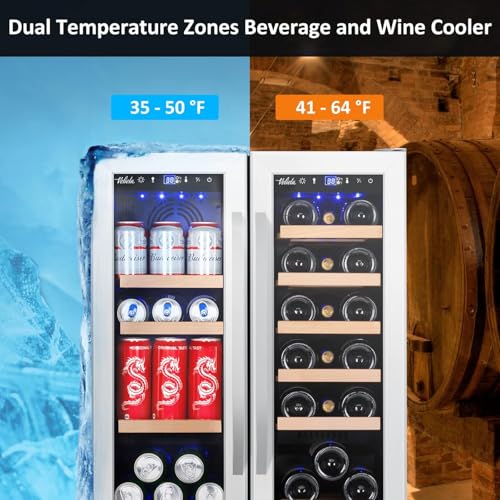 Cigar Electric Humidor, 35L 250 Counts Large Capacity Thermostatic Electric Cigar Cooler Cabinet with Digital LED Screen, Safety Lock