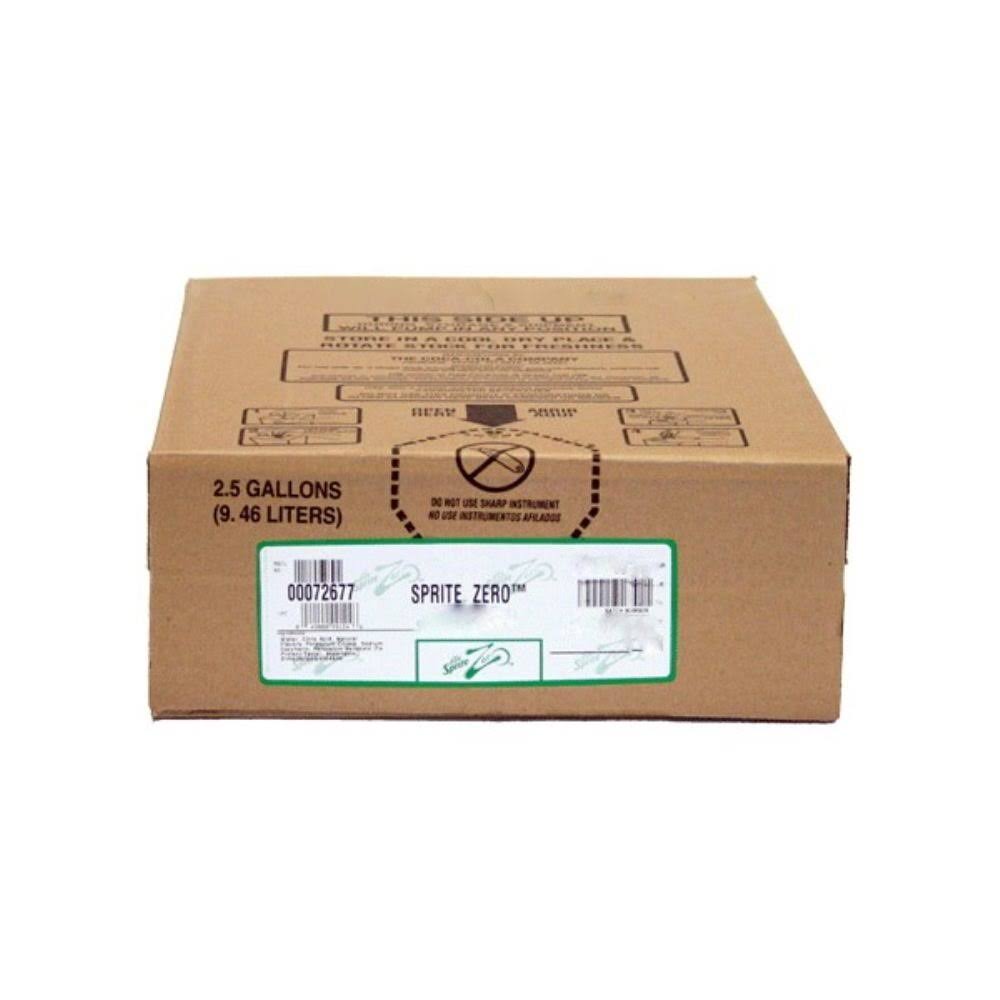 Sprite Zero 2.5 Gallon Bag-in-Box Soda Syrup