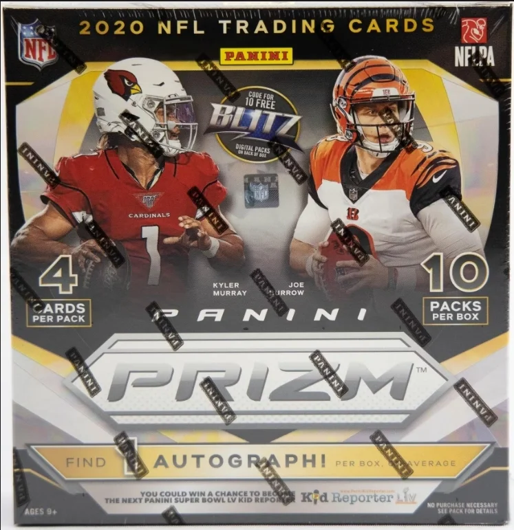 2020 Panini NFL Prizm Football Mega Box (Neon Green Pulsar Prizms) - Curated Treasures Market