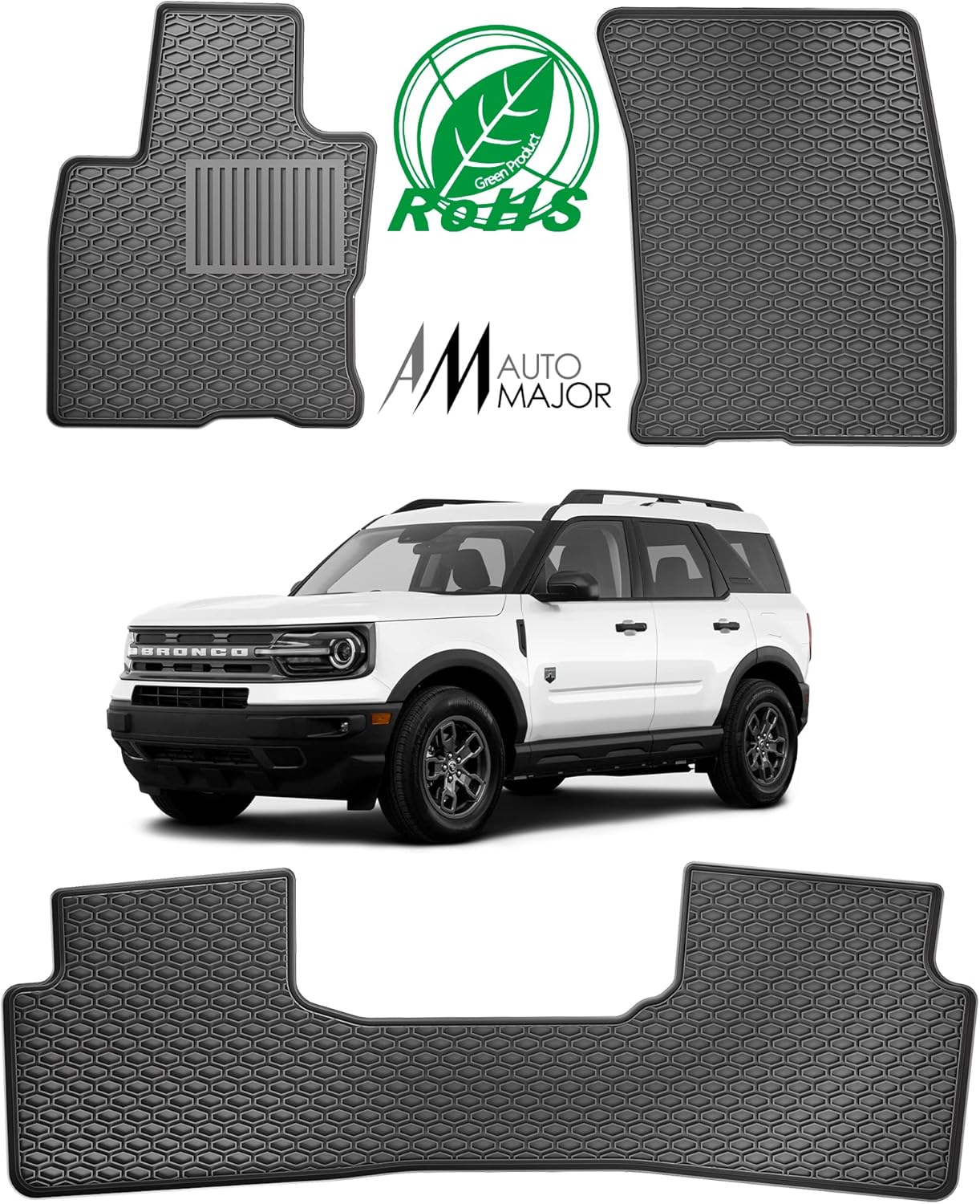 Floor Car Mat Set Replacement for Mazda CX-5 2017+ All Weather Floor Mats - CX-5 All Weather Interior Floor Liners by Automajor