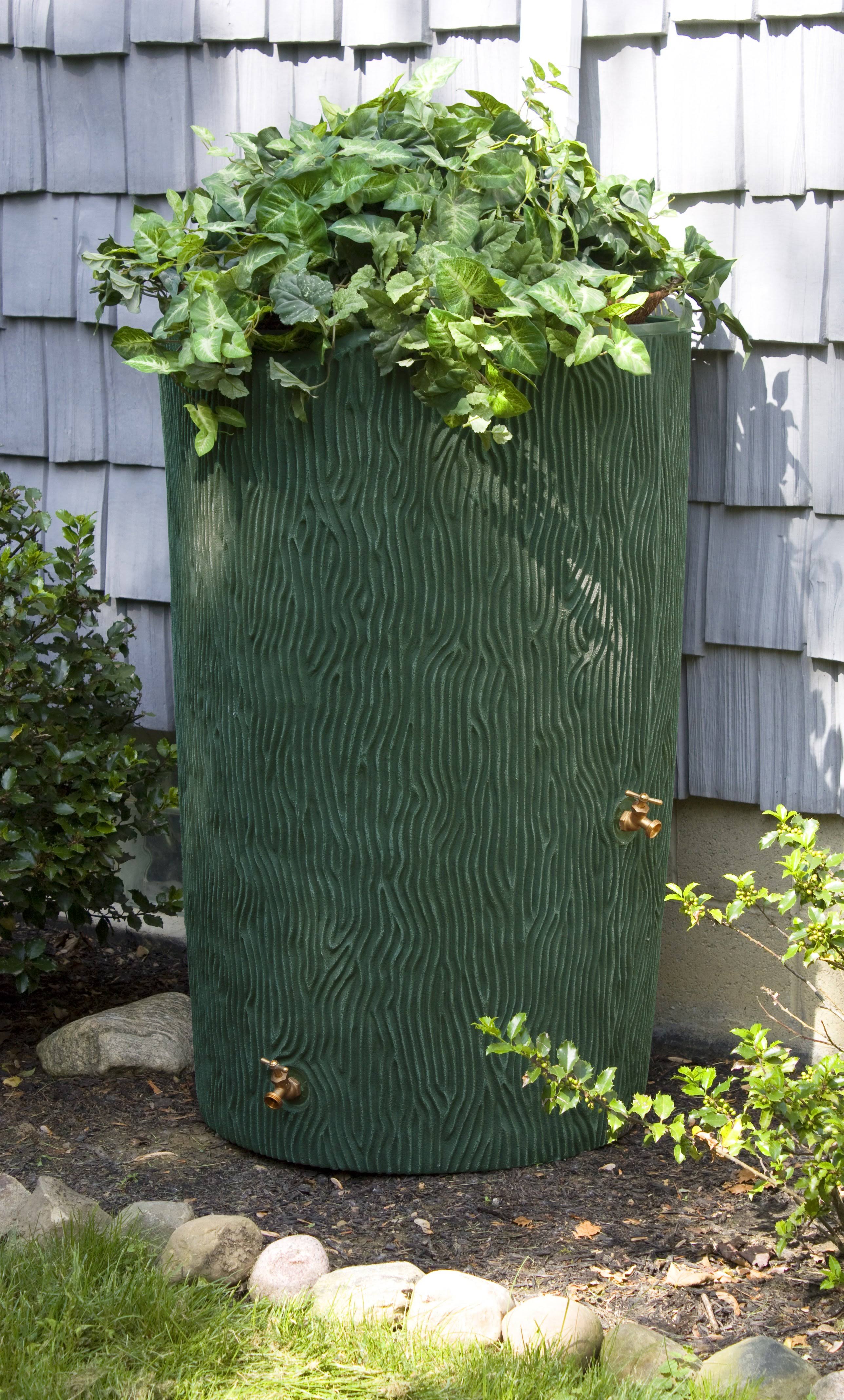 Impressions 90 Gallon Bark Rain Saver - Gray - Good Ideas