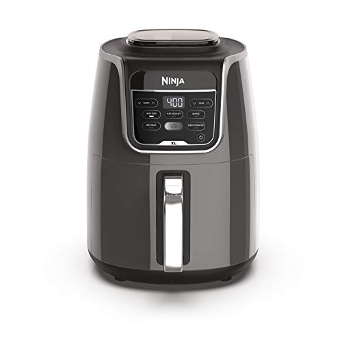 Ninja Air Fryer, Roast, Bake, Air Fry, Roast, Broil, Reheats, & Dehydrates, 4-in-1, Fries, Frozen Food, Veggies, and Juicy Meat, Less Oil, Easy Meals