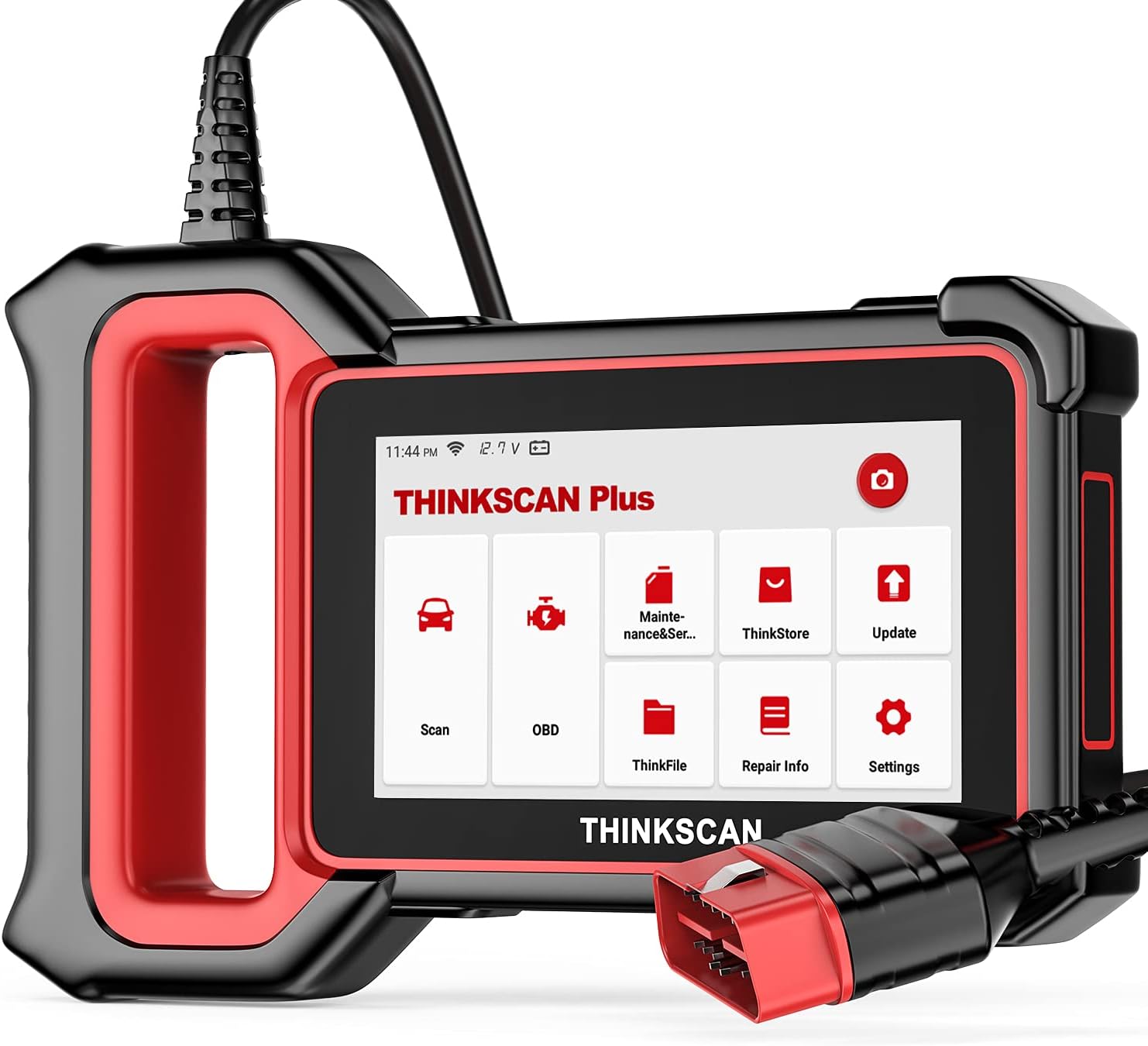 thinkcar OBD2 Scanner, ThinkScan Plus S6 Diagnostic Scan Tool, Diagnostic OBD2 Code Reader with 5 Reset Services, Check Engine ABS SRS TCM