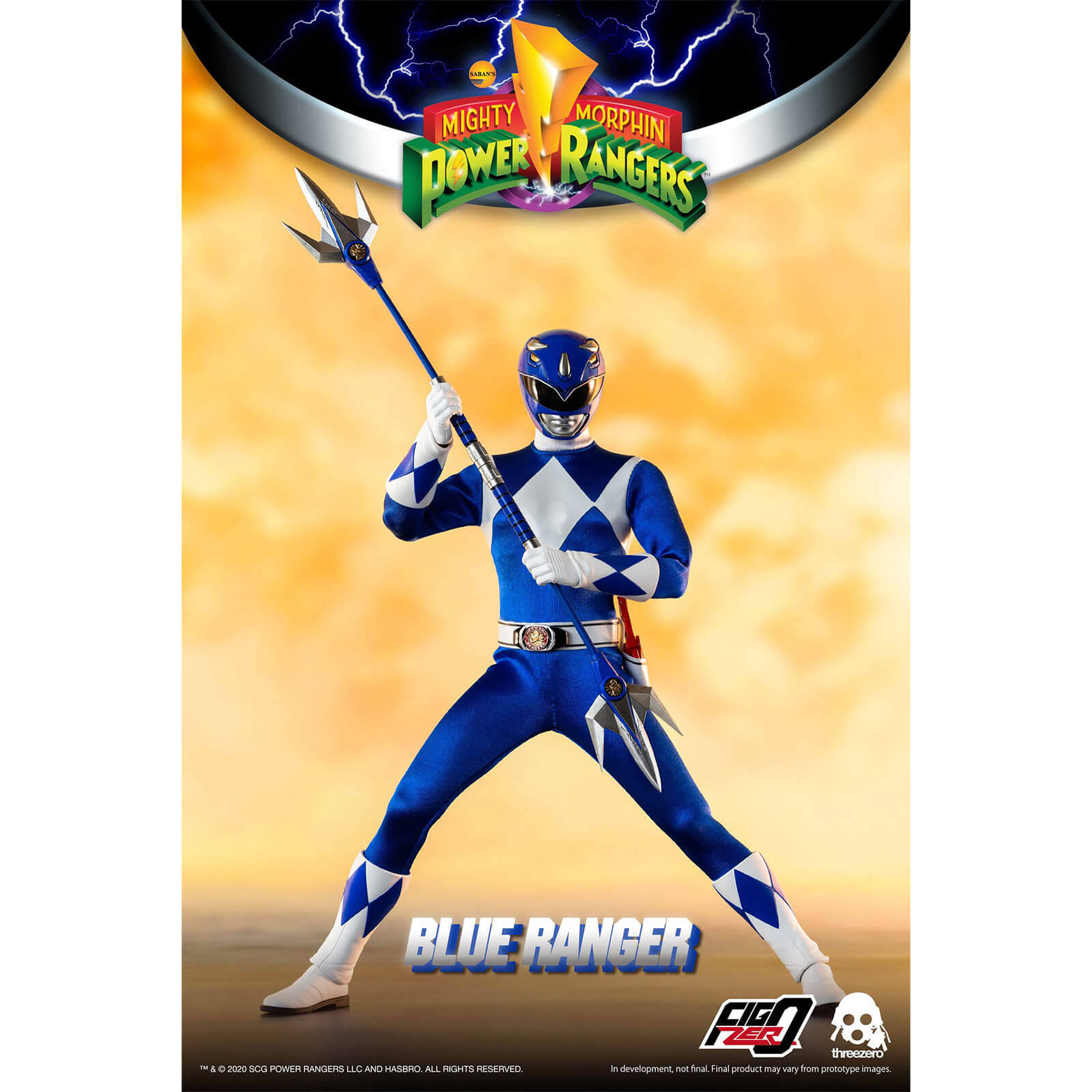 Mighty Morphin Power Rangers Blue Ranger 1/6 Scale Action Figure